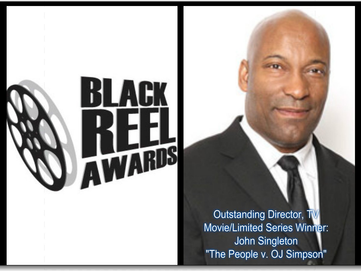 BlackReelAwards's tweet photo. Outstanding Director, TV Movie/Limited Series: .@ACSFX  #JohnSingleton #BRA2017 #ReelRecognizeReal https://t.co/pKfkf1nHzD