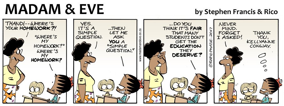 madamevecartoon's tweet image. #homeworkgate