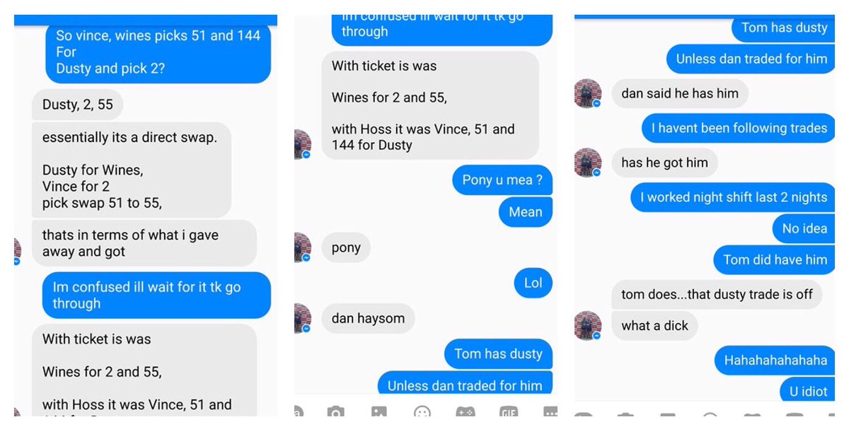 Today we had one of the truly funny Flergs moments. In future, remember not to rely on a Flergs honesty before sending a trade through