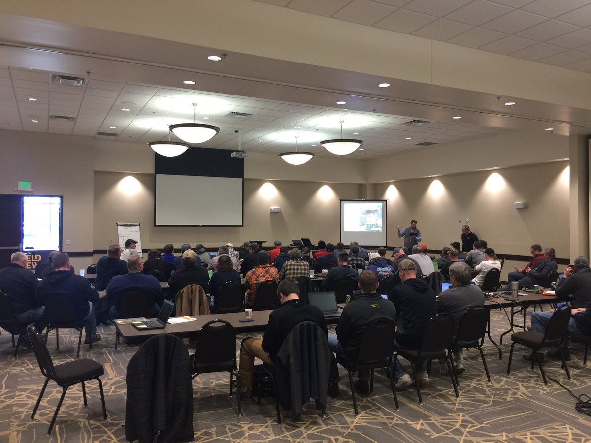 brentbaune's tweet image. Another great @FieldView workshop in SW MN. Thanks @haubrichgreg #datainbox #advancedscripting @ASDK_MN @neinck18