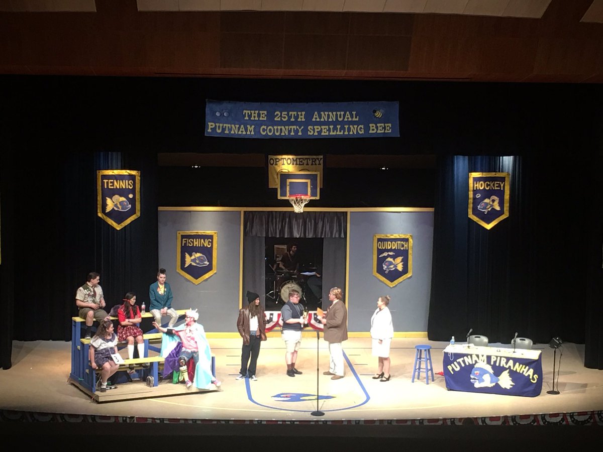 citlalyalmighty's tweet photo. Come watch The 25th Annual Putnam County Spelling Bee @ GCHS Auditorium! 17th-18 @ 7pm &amp; 19th at 2pm! Rated PG-13! Tickets are $5! 🐝🏆 https://t.co/sJ4TDIAJKx