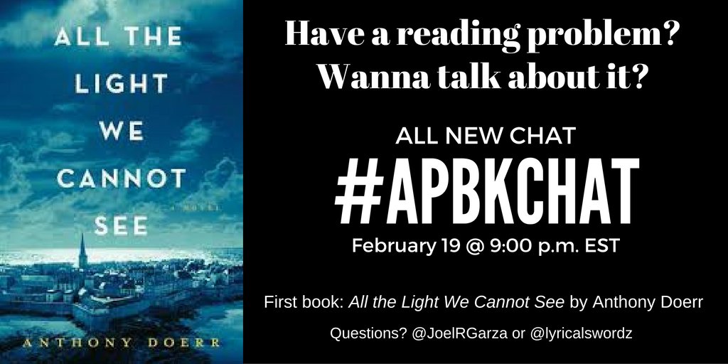 Lyricalswordz's tweet photo. @sunaina213 We'd love to have you join us for #APBKCHAT! https://t.co/Kaj3emJly6