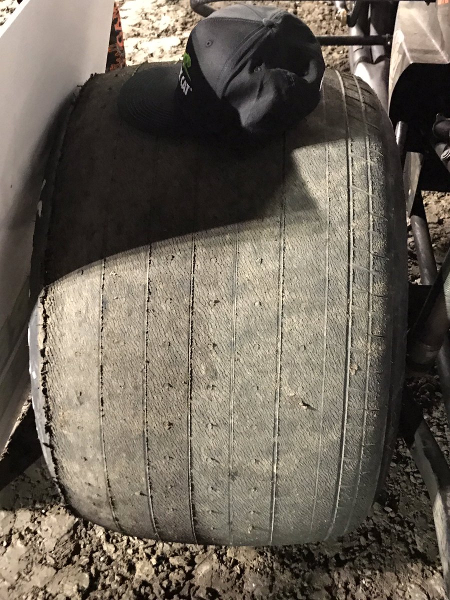CJB_51's tweet photo. Phew glad it was 30 laps and our tires held on! #itsallgood https://t.co/N8bDGVuZur