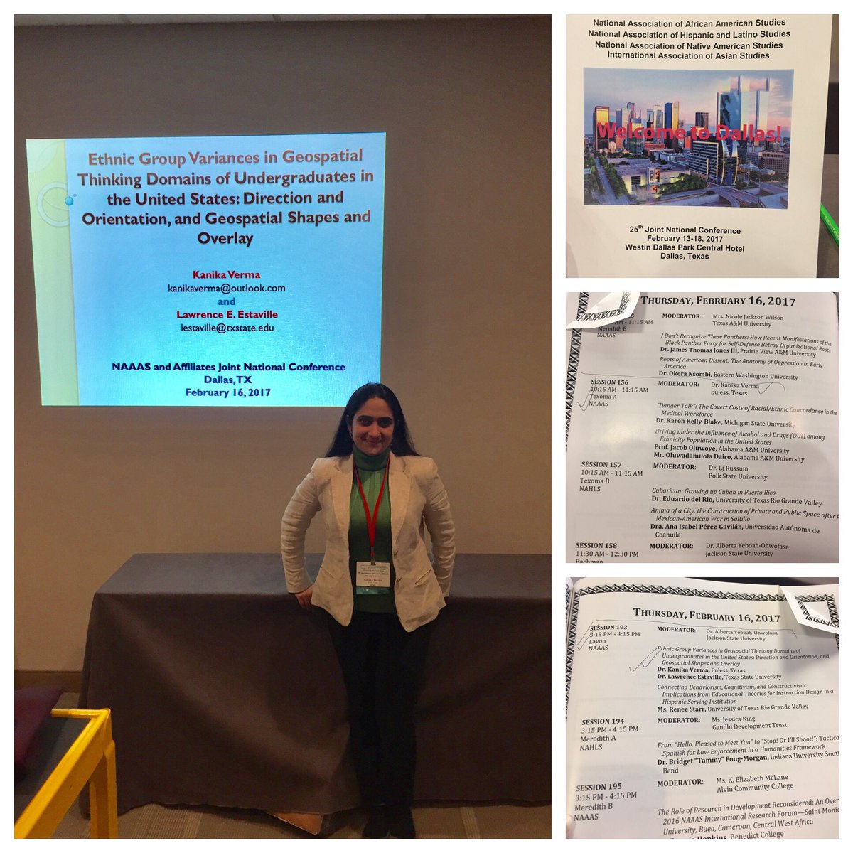 KoachKanika's tweet photo. #research #paper #presentation at #NAAAS #conference #dallas #texas #moderator #geospatial #undergraduates #scholar #ethnic #ethnicity https://t.co/wu9OrHllKU