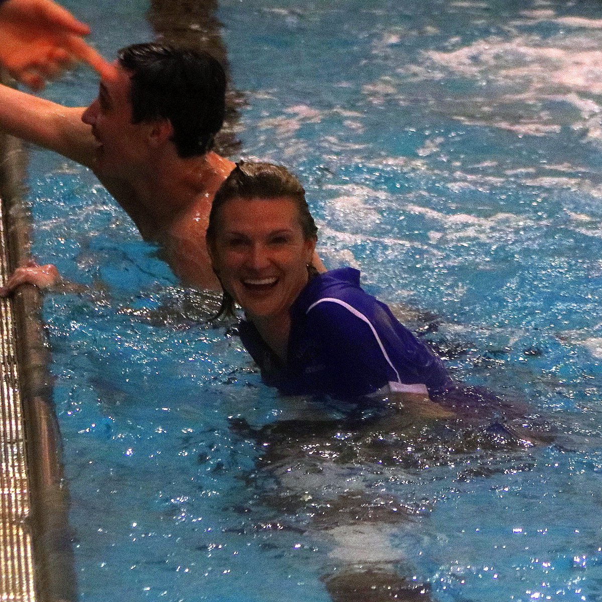 wmjdeaton's tweet photo. @paupackswim Looks like Coach Campbell decided to take a swim. https://t.co/rg3AP7ybUH
