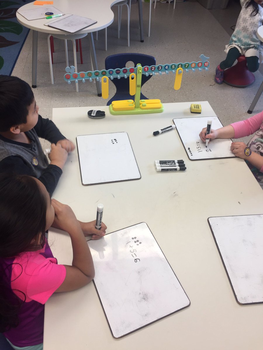 Ss were SO excited to learn with our number balance! Kinestethic+visual learners were lighting up w/ connections! #Kindergarten <a href="/Team_MCES/">Mays Chapel ES</a>