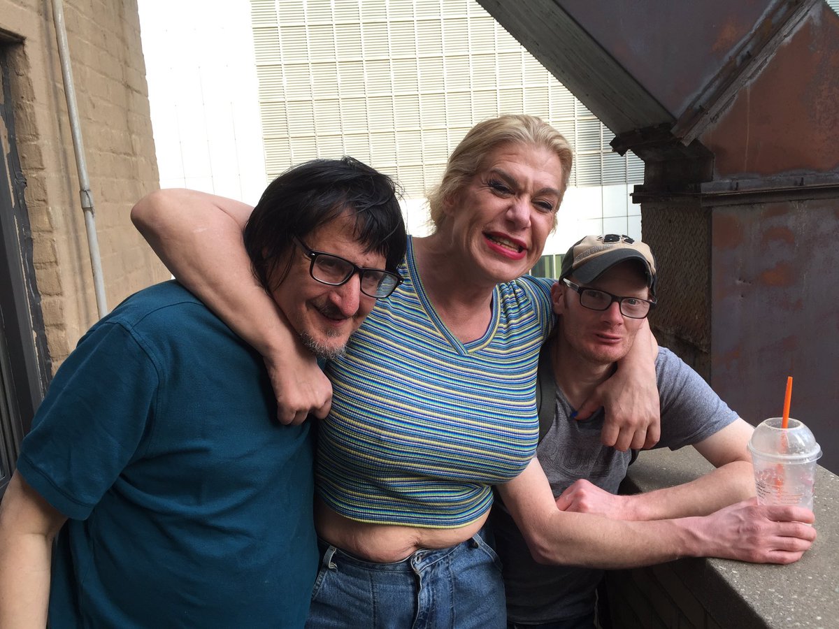 WackPackNteract's tweet photo. What fun times we had #WackPack @RealElephantboy @ImMedicatedPete @MsBigBass https://t.co/PlgljHzZRa