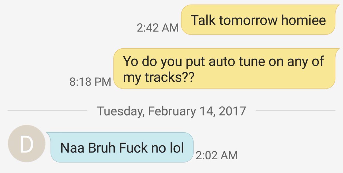 chvse on twitter since people are thinking i use auto tune to get