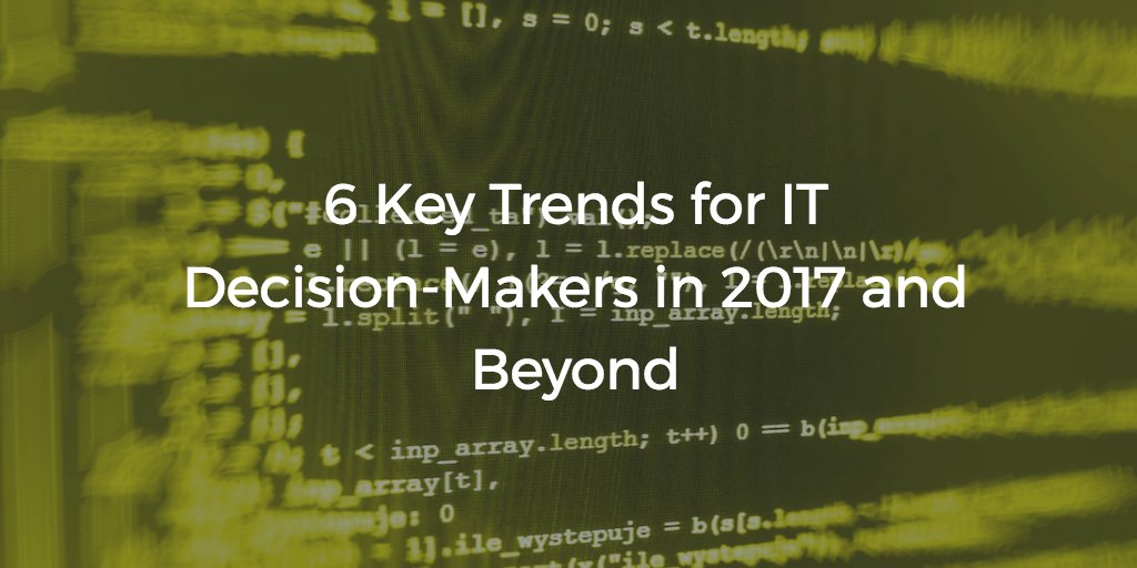 BernardMarr's tweet photo. 6 Tech Trends in 2017 - How #MachineLearning is Helping Business Utilize #BigData: https://t.co/msGqrQvNJ5 https://t.co/wUAc55xbDe
