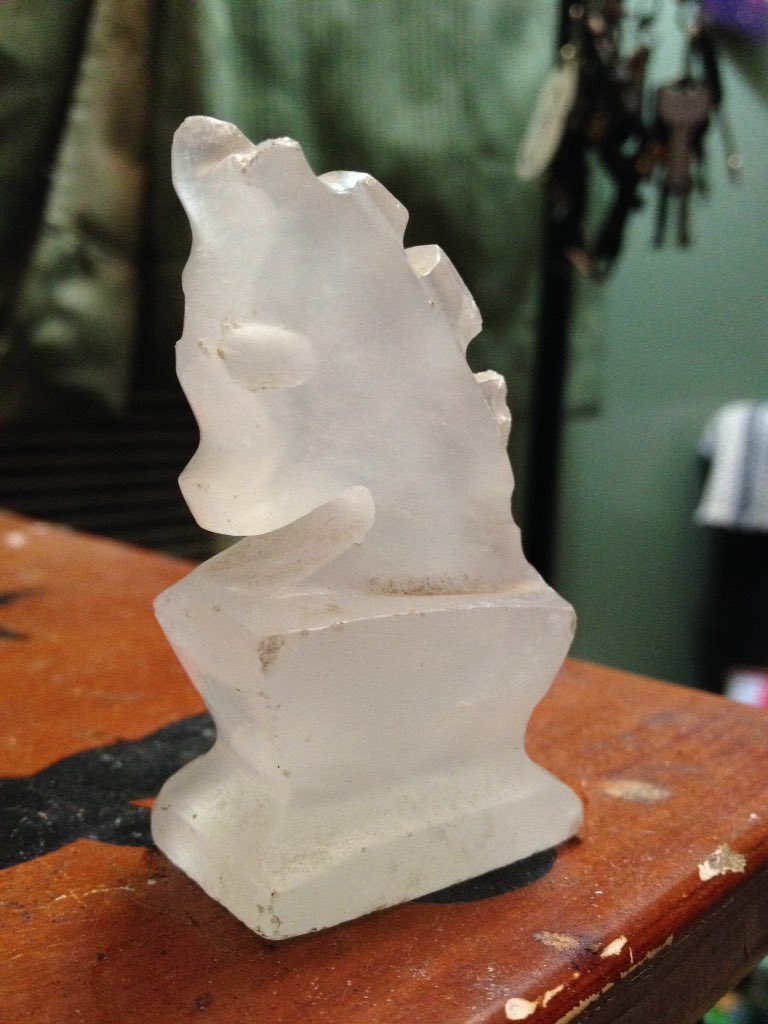 JaymzFriction's tweet image. @chrisramsay52 Flea market purchase for something I'm working on, but thought you'd appreciate dope chess pieces!! #thrifty #chessmagic
