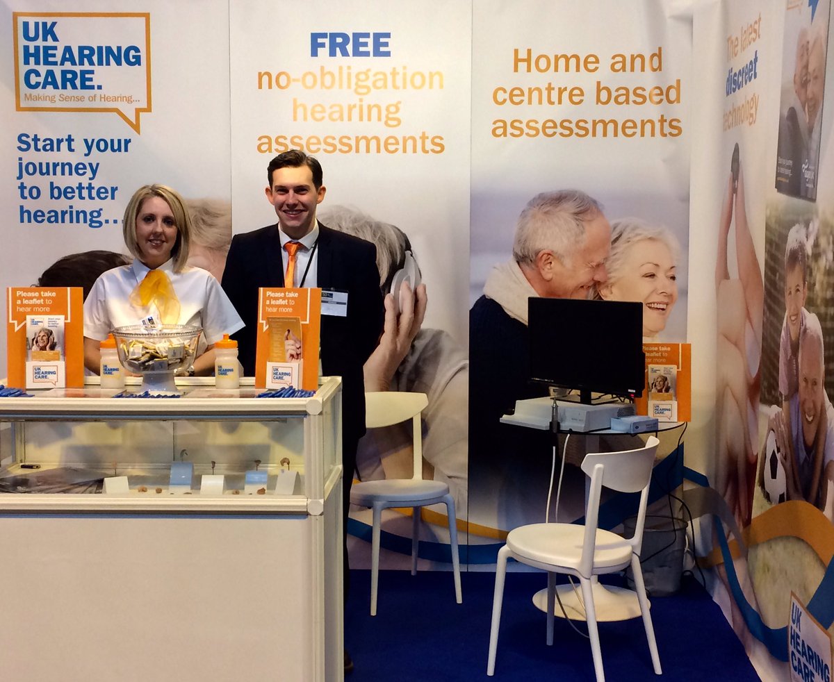 Excited to be <a href="/The50PlusShow/">The 50+ Show</a> at the NEC. Come to our stand L6 to talk to our Audiologists about your hearing, even look in your own ears!