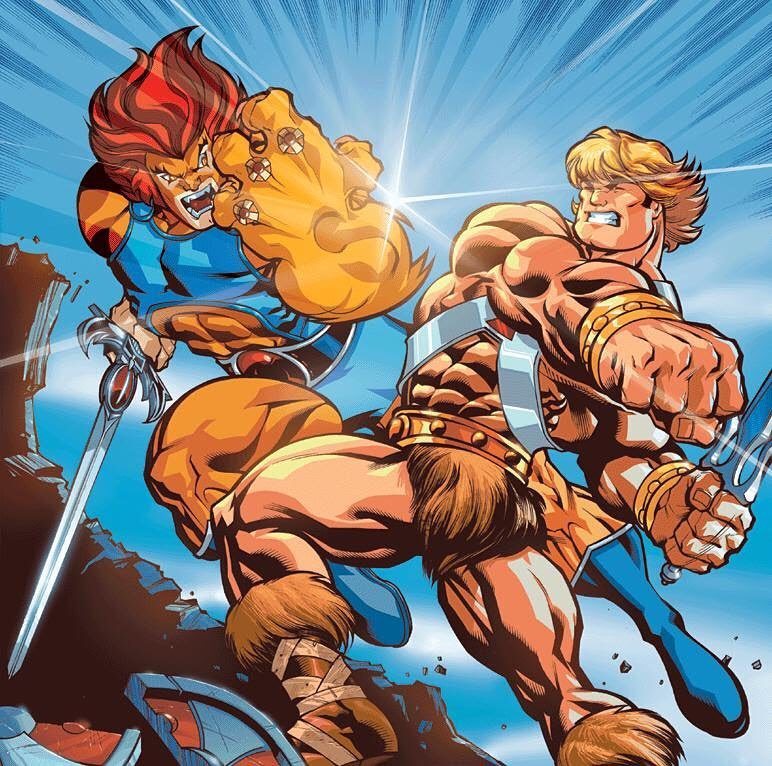 DirteesShop's tweet photo. Versus Friday: He-Man vs. Lion-O.
Who will win?
#versusfriday #liono #heman #thundercats โฆ https://t.co/tAqEGDJmf1 https://t.co/QoSe2z49Aj