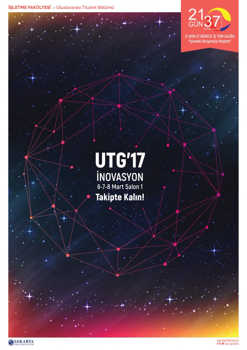 sau21gn37drc's tweet photo. Geleneksel Uluslararası Ticaret Günleri İnovasyon temasıyla 6-7-8 Mart'ta. Takipte kalın! #21G37D #inovation #UTG17 @HaberSau https://t.co/zYiQsqLaNx