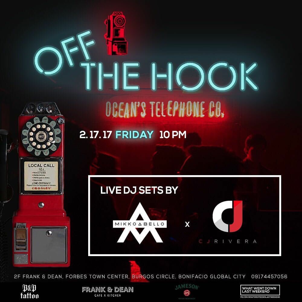 cj899's tweet photo. Hello Friday! π boy landi @mikkoabello and me playing tonight at #OceansTelephoneCo #Whatwentdownlastweekend #djlife #BeatprojectMNL https://t.co/375jIZXVk3