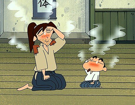クレヨンしんちゃんbot ٹوئٹر پر 武蔵野剣太 母ちゃんの剣道入門 オラの剣道の練習を見学しにきた母ちゃん だけど 練習の様子にツッコミまくりの母ちゃんで