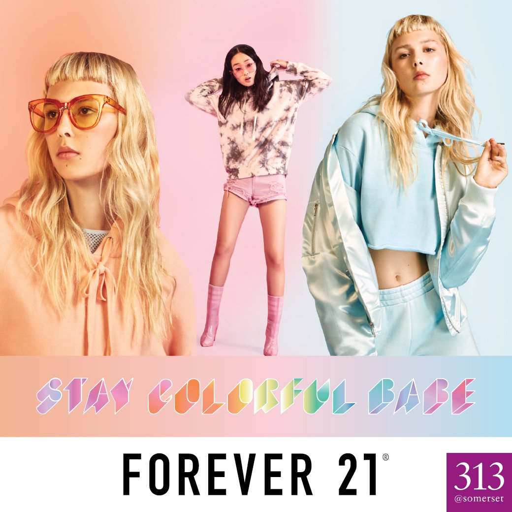 Spring Pastel - Add a softer touch to your wardrobe with the pastel hues and 70s tie-dye prints from #FOREVER21SG.