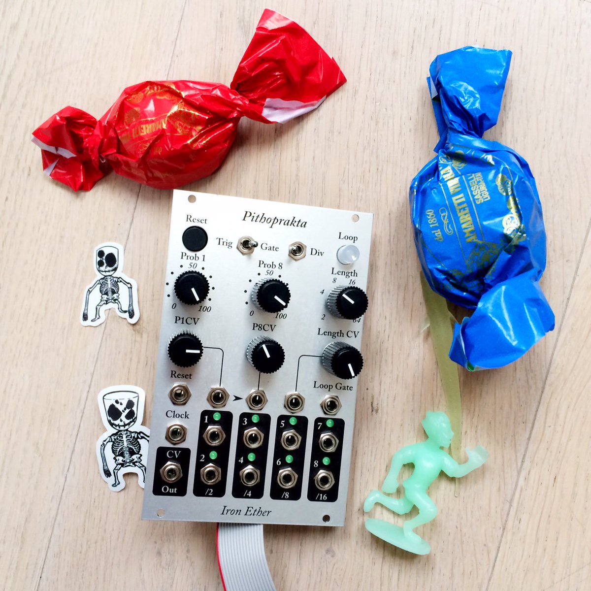 robinrimbaud's tweet photo. On gloomy days there's nothing more joyful than the post arriving and the surprises that await #ironether #eurorack #synth https://t.co/He36uyW9ie