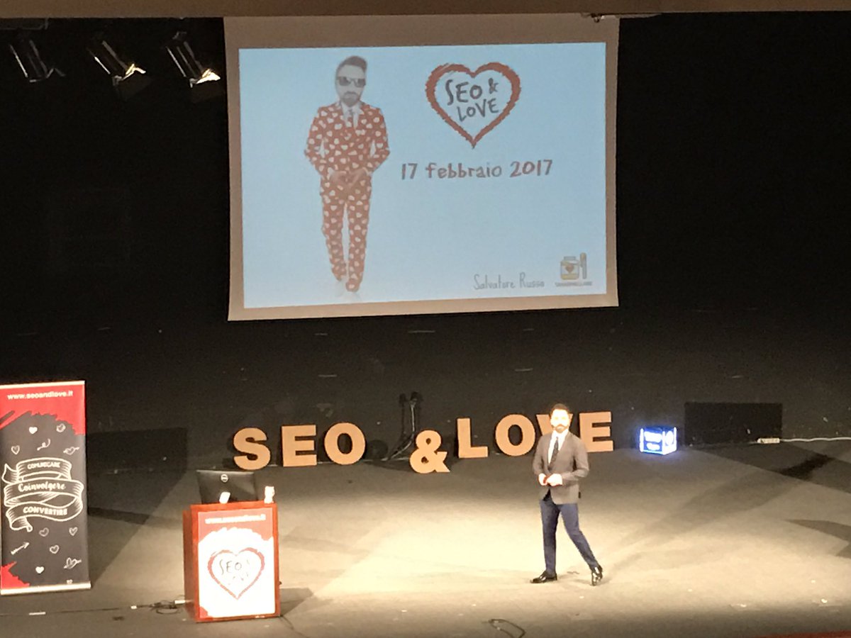 marianodiotto's tweet photo. Inizia #seoandlove con il mitico @WMSaver sul palco ad aprire le danze! Grande giornata di formazione sul mondo #digital e #iusve partner https://t.co/7VAW2IJbGO