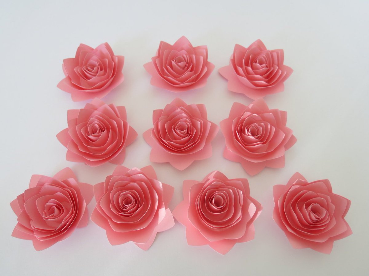 AlwaysnBlossom's tweet image. Pink lotus flowers party decorations, 3" paper water lily … tuppu.net/126ae816 #AlwaysInBlossom #PaperSculpting