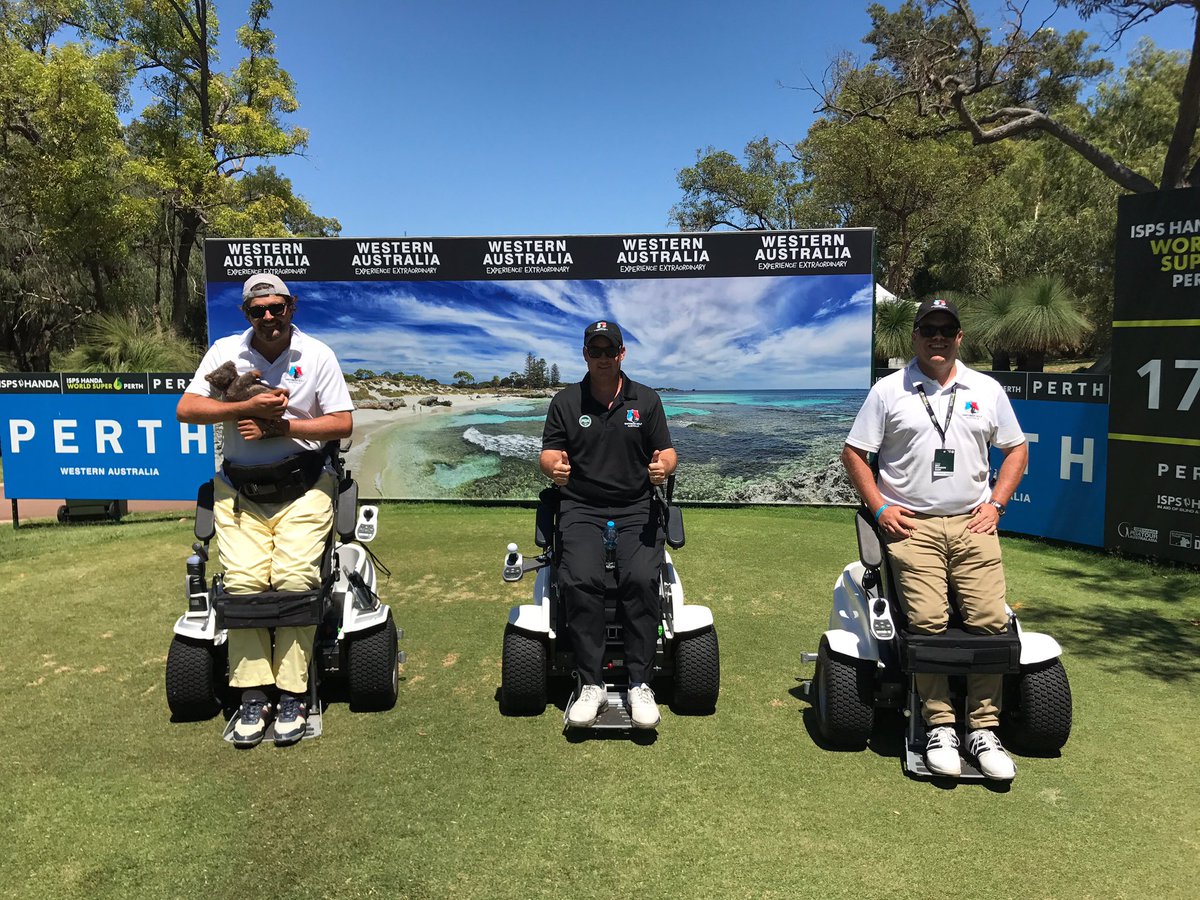 We caught a illustrious quokka @ws6perth! Great to see the ParaGolfers out in force supporting disabled golfers @DisabilityWA <a href="/GolfWestAust/">GolfWA⛳️</a>