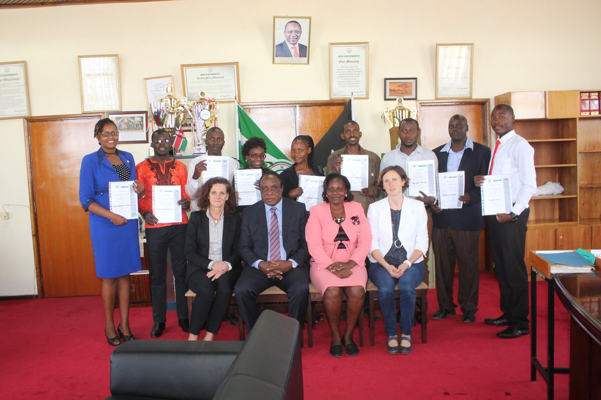 GermanyinKenya's tweet photo. Ten new students for Masters of Education in Research at #DAAD-funded #CERMESA Centre of Excellence #MoiUniversity🎓
https://t.co/ELTLm0FB51 https://t.co/YRPhDBTb7c