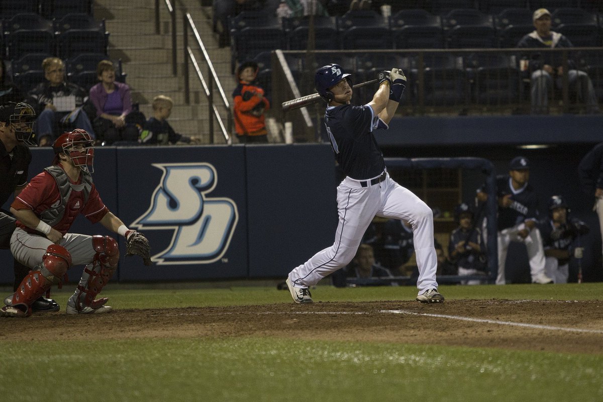 USDToreros's tweet photo. Great win for @USDbaseball to start the season! They beat #6 Vandy 3-2, go for another W tomorrow at 2 pm https://t.co/C65ed73c1h https://t.co/rrByHZ1P8M