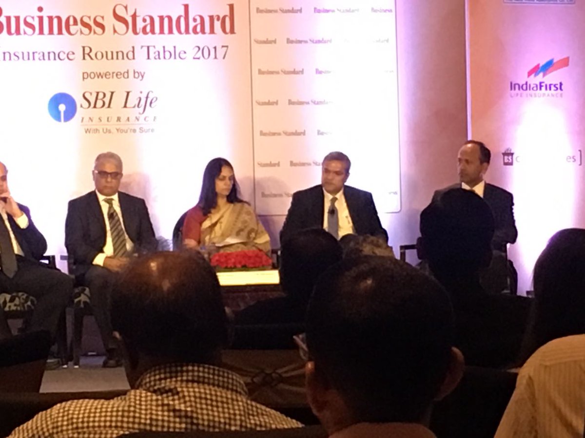 ICICILombard's tweet photo. Recent catastrophes are making people realise the need for home insurance. - Our MD & CEO, Bhargav Dasgupta at @bsindia #InsuranceRoundTable https://t.co/w8cSDwBzYD