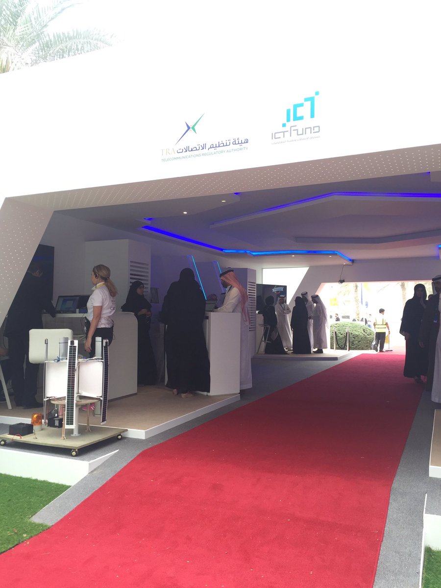 uaeR4G's tweet photo. Come and visit our pavilion at the heart of Dubai Internet City and take a tour on of TRA and ICTFund initatives and projects.
#uaeA4G https://t.co/U2ZOjVE7Jj