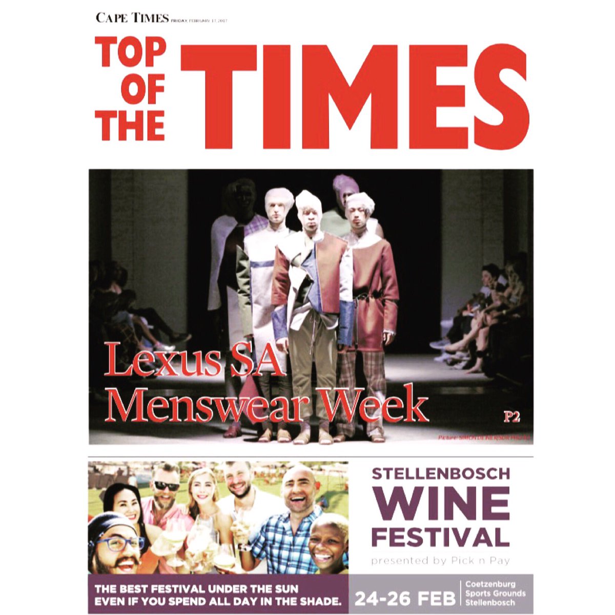 <a href="/jenevieve_lyons/">Jenevieve Lyons</a> covers this week's <a href="/CapeTimesArts/">Goodlife</a> 👌🏾
#LexusSAMW 

📸 <a href="/sdrphoto/">Simon Deiner</a>