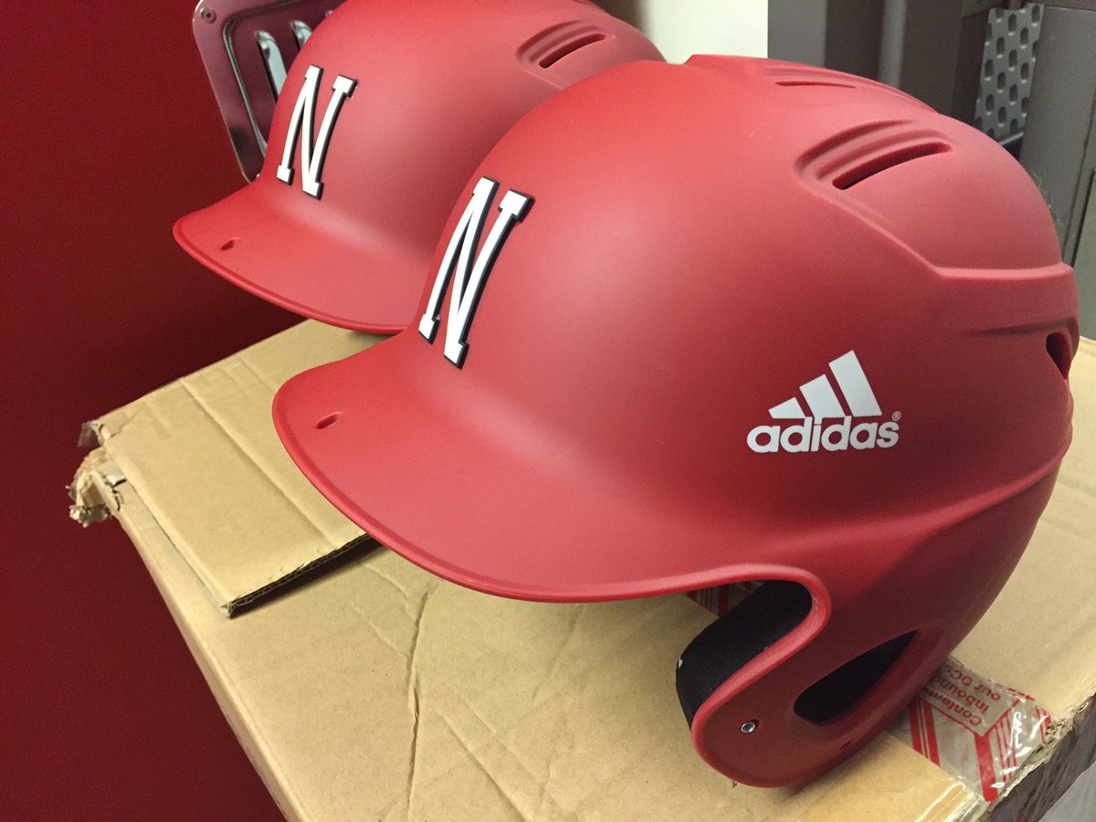 prohelmetdecals's tweet photo. Raised, 3-D batting helmet logos for Nebraska @Husker_Baseball. #Huskers @prohelmetdecals @WebGemz @TheWONbrand https://t.co/4UmDd954fj
