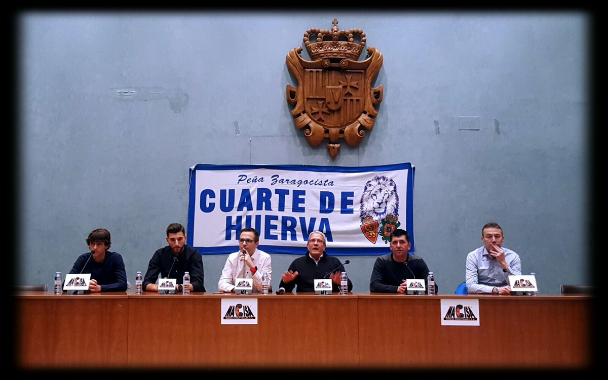 PZcuarte's tweet photo. Gran aniversario vivido ayer.Gracias a todos,en especial @AytoCuarte,@alvaroraton,@juliandelmas,@xaviaguado6 y @FPRealZaragoza por su visita https://t.co/ZMJXTBoa8O