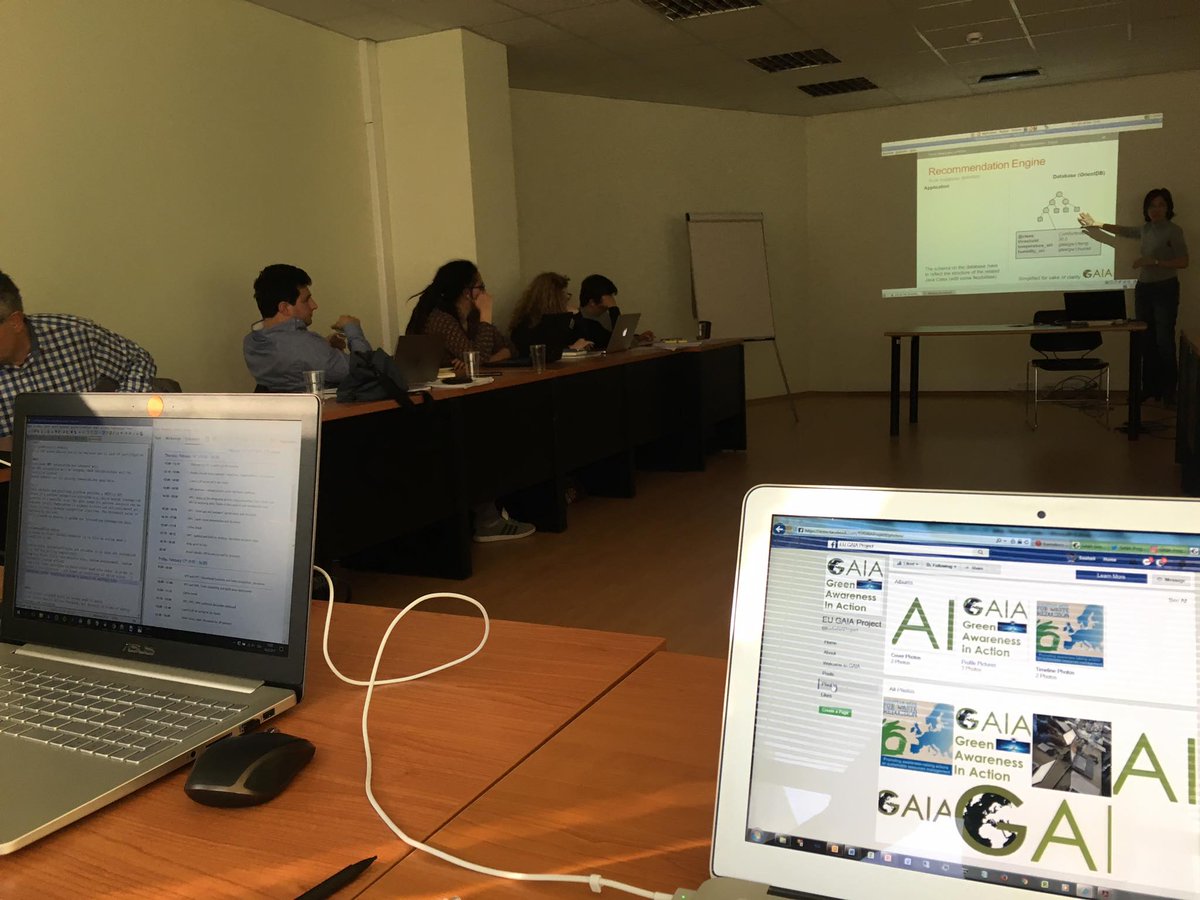 2nd day of <a href="/EU_GAIA/">GAIA Project</a> project general meeting in Athens starting! #H2020EE
#ActGreen #EnergyEfficiency #Gamification #IoT #BehaviouralChange