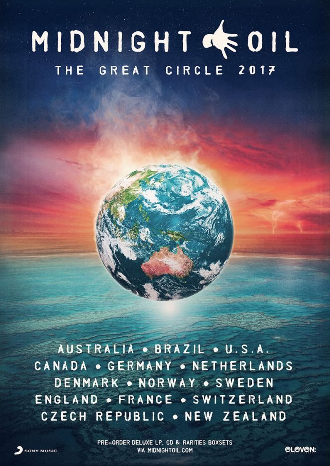 ‘The Great Circle 2017’ World Tour is here!
Sign up now to the mailing list to get access to pre-sale &amp; general public tickets. . #Oils2017