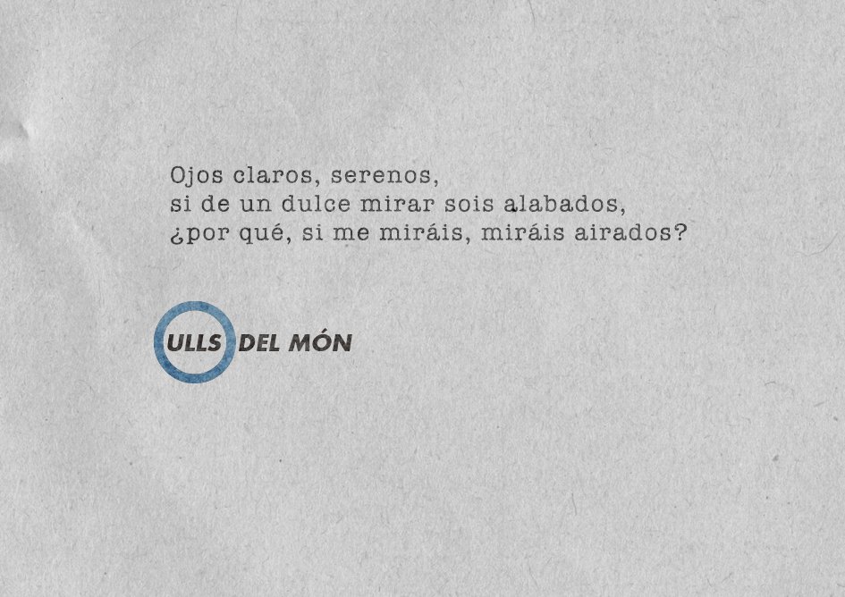Ulls del món tweet media