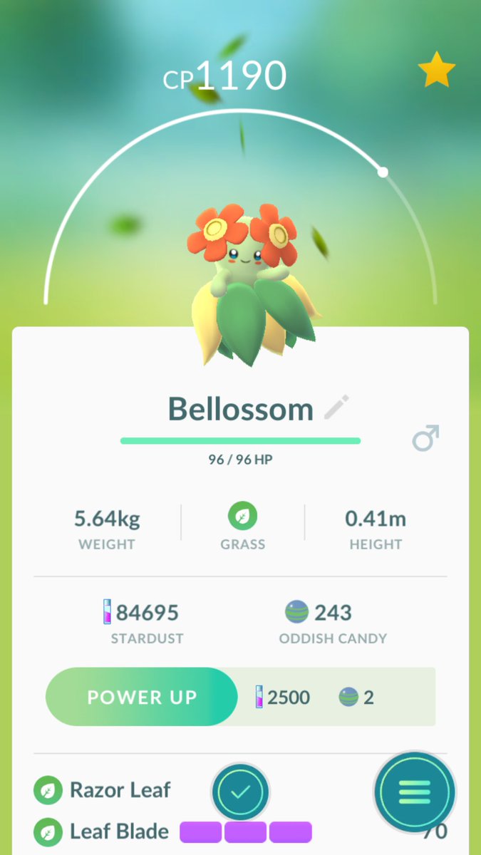 Matt Plays Pokémon On Twitter Bellossom Evolve Gloom With