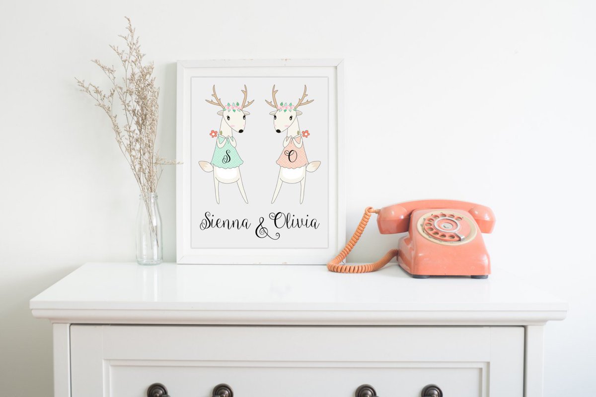 kiwiNberries's tweet photo. Custom twin girls print - Personalized twin babies name - Twi… https://t.co/Ck46BciWhg #kiwiNberries #NurseryWallArt https://t.co/4yI0oGtgwZ