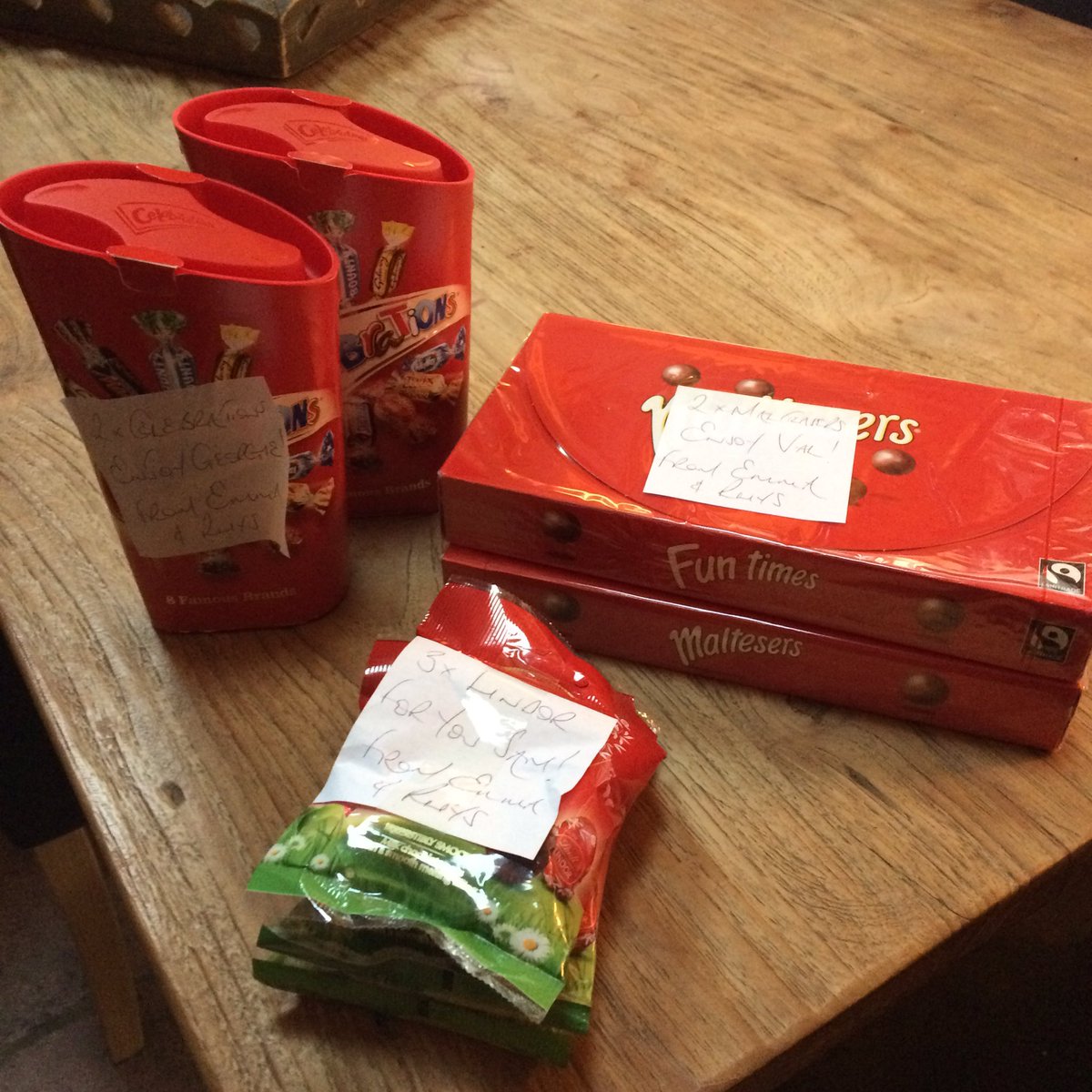 Lovely surprise this morning in the post from a great couple of guests. They know how much we miss our home comforts ❤️ Thank you so much!