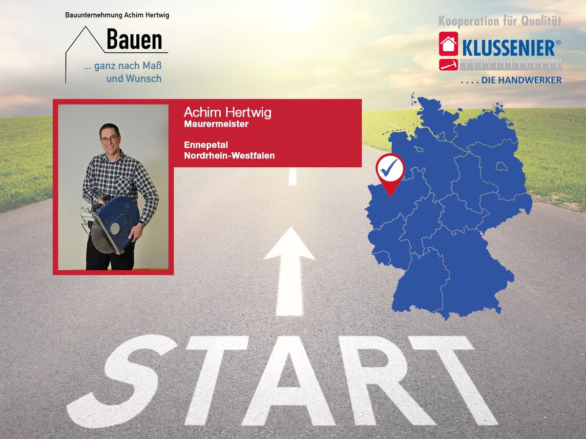 Wir freuen uns Maurermeister Achim Hertwig mit Sitz in #Ennepetal als Handwerkspartner begrüßen zu dürfen! klussenier-sanierunghertwig.de