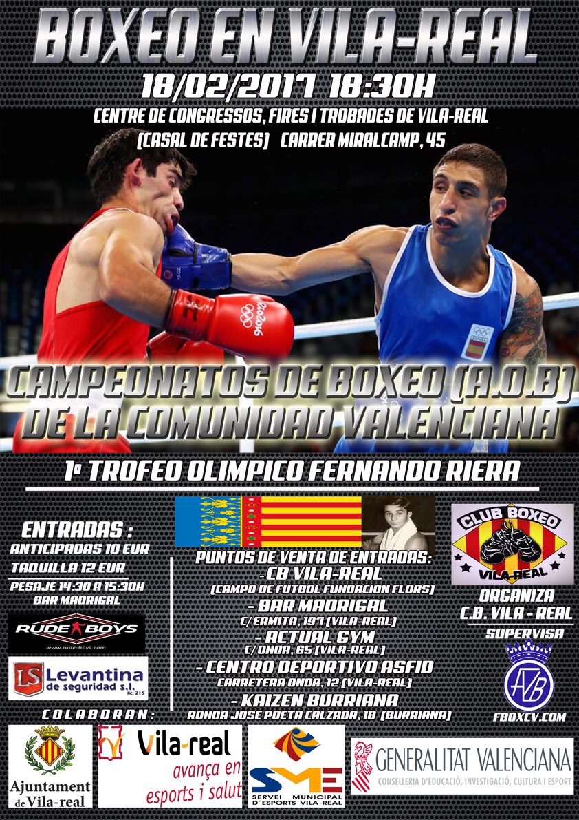BoxeoInfo's tweet image. #Boxeo en Villareal, buenos combates en el #autonomico