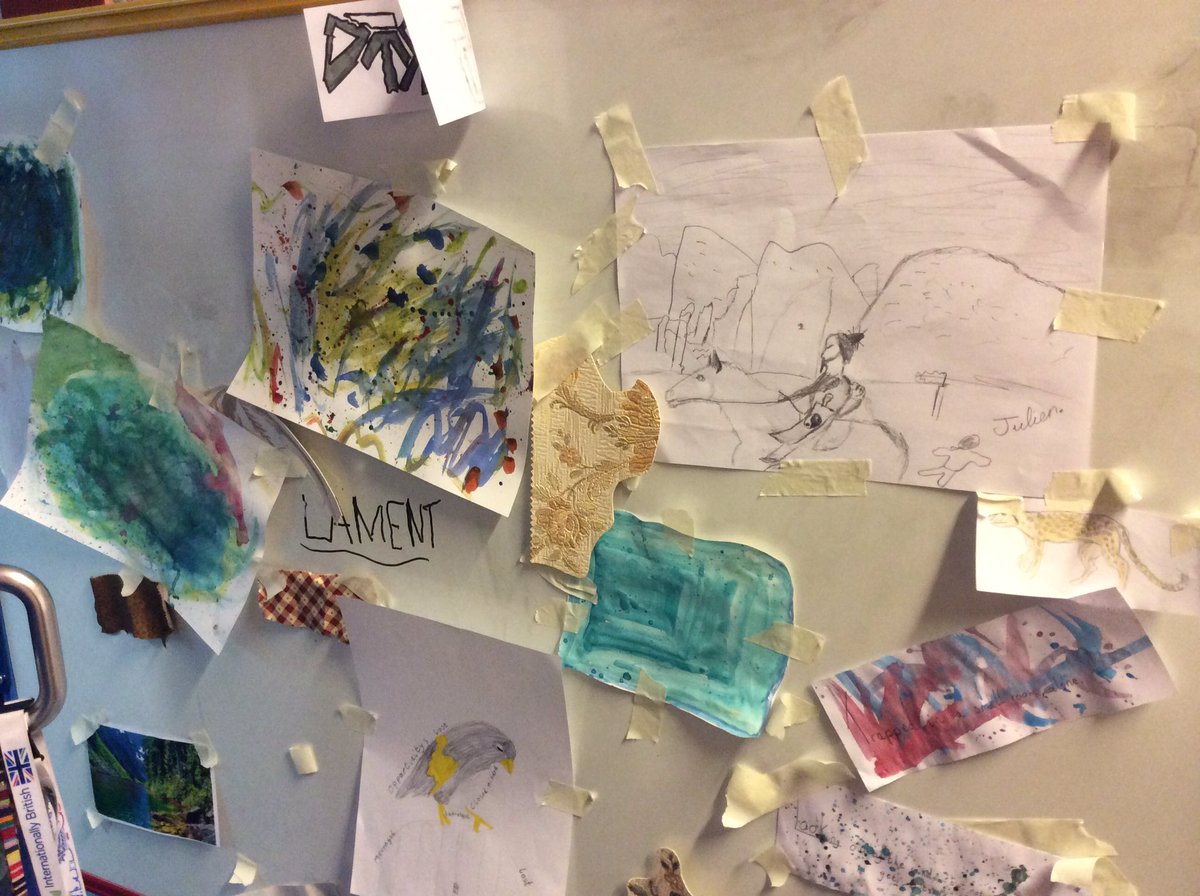 D_McDonnell01's tweet photo. Using mood boards to explore vocabulary linked to our exploration of Macbeth @Human_Mwalimu @find_the_spark #year6 #Macbeth #Shakespeare https://t.co/eVyAU1hDfw