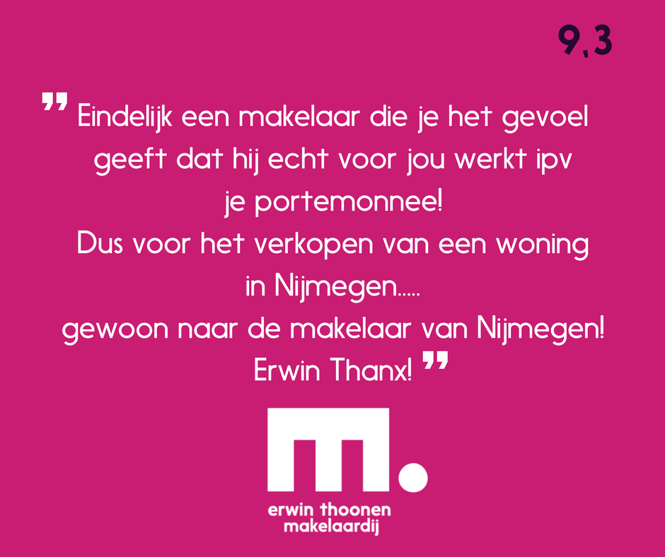 Weer een mooie referentie van een klant van wie wij de woning hebben mogen verkopen. Meer ervaringen: ow.ly/LSgY3095Elz.