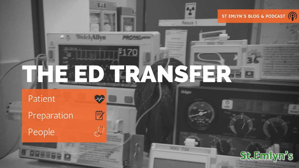 stemlyns's tweet image. The Emergency Department Transfer: Patient, Preparation and People. St.Emlyn’s stemlynsblog.org/ed-transfer/
