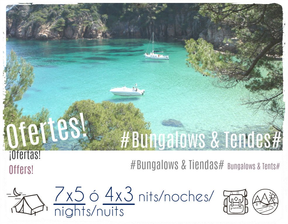 CampingElMaset's tweet photo. OFERTAS 4x3 &amp; 7x5!! @CampingElMaset (del 13/04 al 18/06 y del 12/09 al 15/10) #ofertas #sariera #begur #bungalows #costabrava #enjoy #relax https://t.co/aEyoDVZz3T
