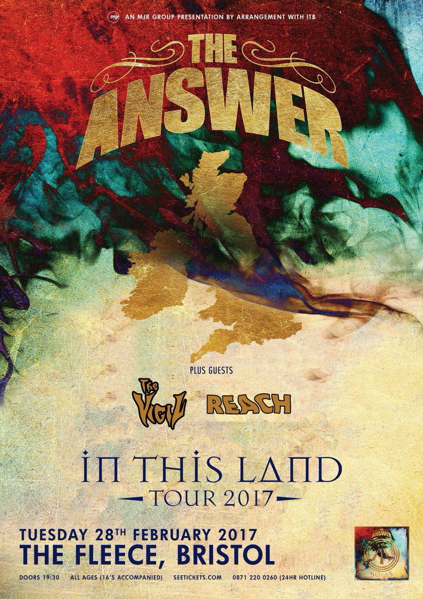 reachpeepz's tweet photo. Hey REACH Peepz, we're stoked to be opening for The Answer at the Fleece on the 28th Feb. Contact us for discount tickets!
#theanswerrocks https://t.co/K6iD61ar2C
