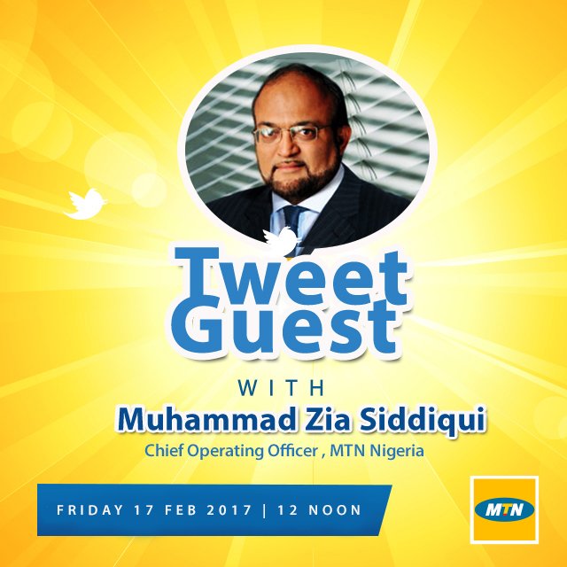 MTNNG's tweet photo. Is there something you want to share with us?
Talk to our COO today during a live tweet session. Time:12 pm #MTNTweetGuest
Tell a friend https://t.co/BjiGF2BPso