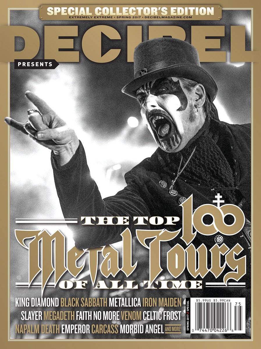 Decibel ranks the Top 100 Metal Tours of All Time in this limited edition special issue! decibelmagazine.com/blog/2017/2/17…
