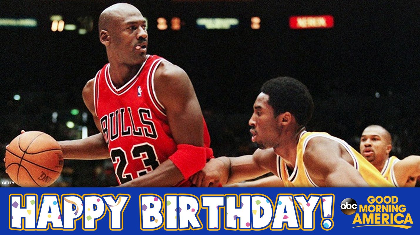 Happy birthday, Michael Jordan!   