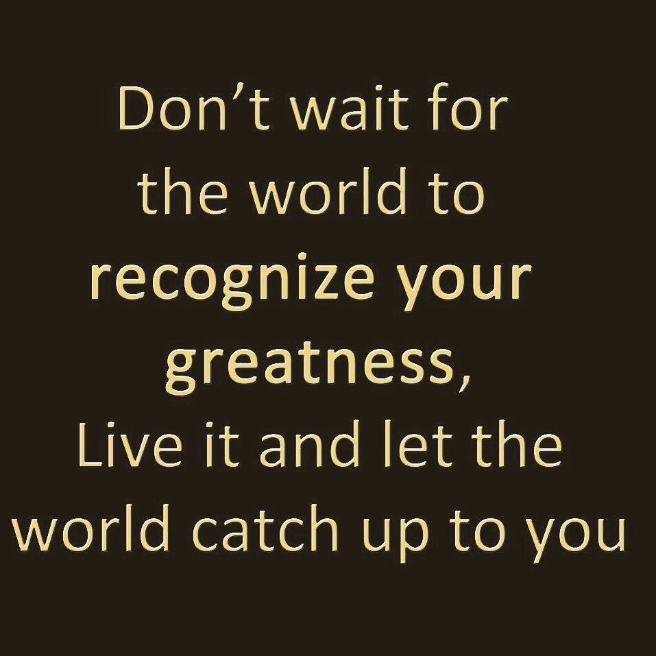 DGENTSMAG's tweet photo. The world will not give you permission to #Begreat https://t.co/y24KmpYger