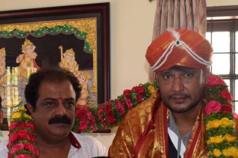 Mgramamurthy's tweet photo. During Darshan birthday celebration #mgr @dasadarshan #darshan #HappyBirthday https://t.co/nQEc9Kjjno