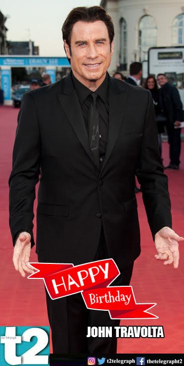T2 wishes a happy birthday to John Travolta. Show us those moves! 